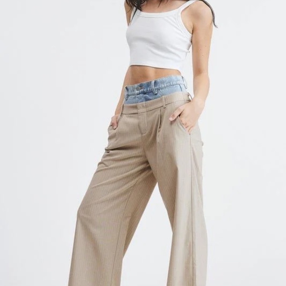 Billie Denim Waistband Trousers *NEW - Picture 3 of 3